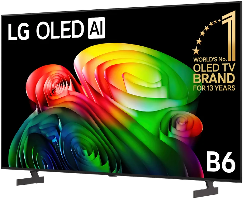 LG 65" OLED TV B6 4K AI 2026