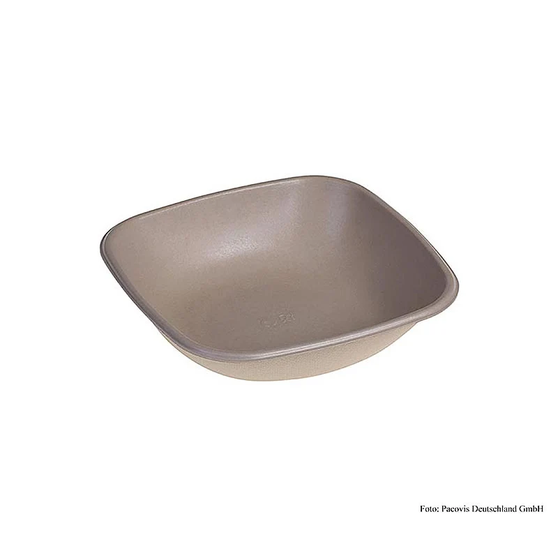 Einweg Naturesse Take Away Bowle (Schale) quad., 17x17x4cm, 500ml, 125 St