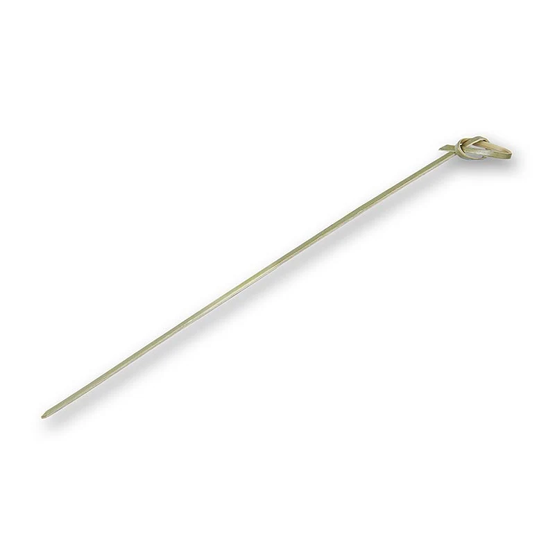 Bambus-Spieße, mit Knotenende, grün, 18cm, 100 St
