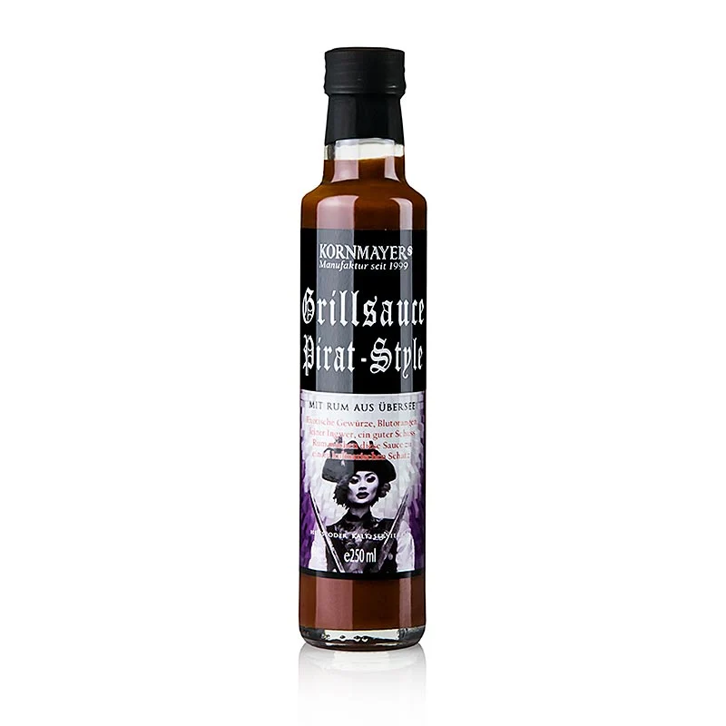 Kornmayer - Pirat - Style Grillsauce, mit Rum, 250 ml