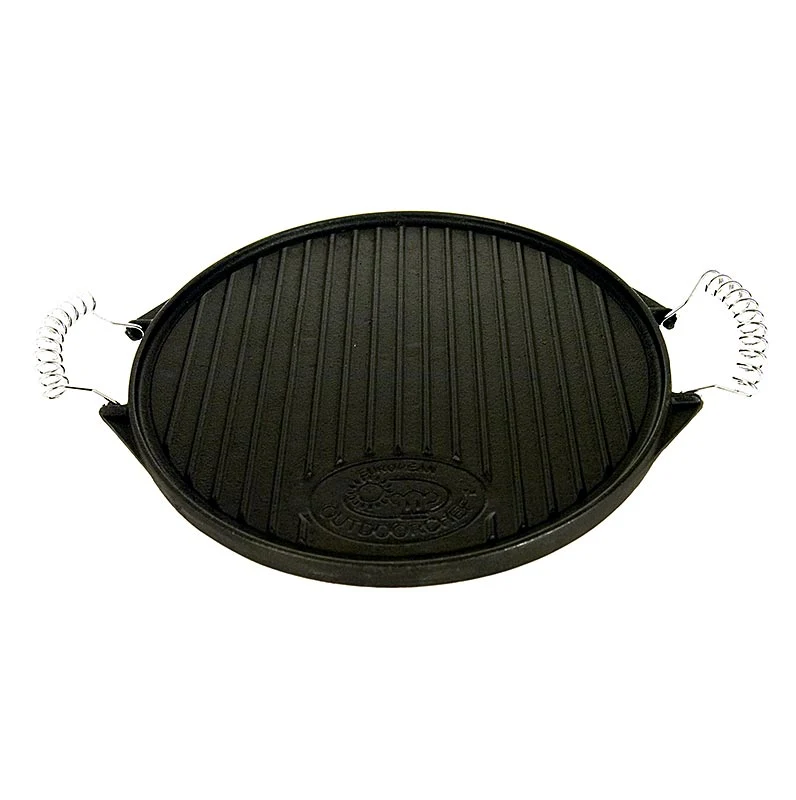 Outdoorchef-Zubehör- Gusseisenplatte S, für City 420, 2 Griffe, ø 33cm, 1 St