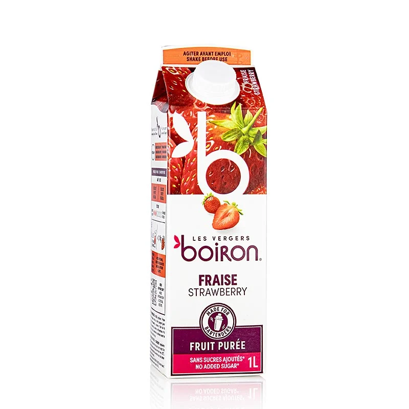 Boiron Erdbeer Püree, pasteurisiert, 1 l