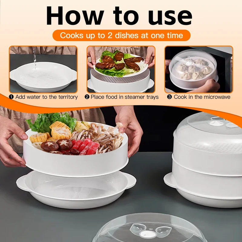Cook Easy Microwave Steamer