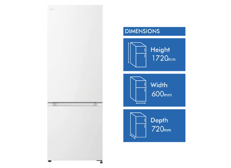 LG 335L Bottom Mount Refrigerator