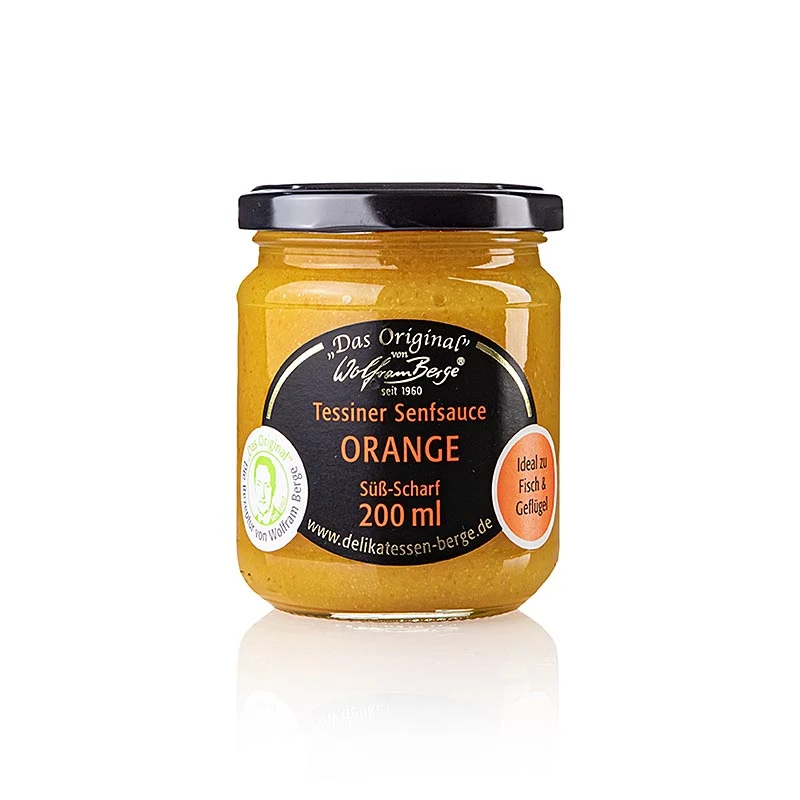 Wolfram Berge - Original Tessiner Orangen-Senf-Sauce, 200 ml