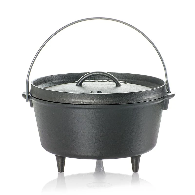 Zubehör - Kochtopf Lodge "Camp Dutch Oven", 3 Füße, Ø 25cm, inkl. Deckel, 4,7 L, 1 St