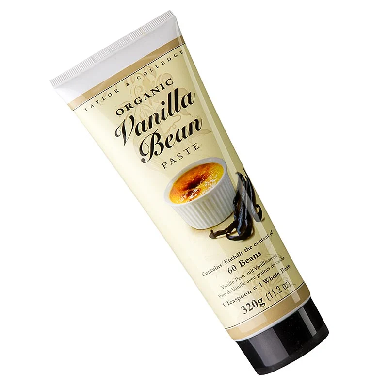 Taylor & Colledge - Bourbon-Vanille Extrakt-Paste, mit Stippen, BIO, 320 g