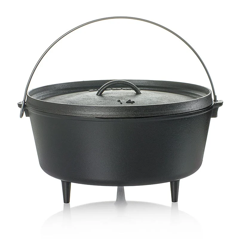 Zubehör - Kochtopf Lodge "Camp Dutch Oven", 3 Füße, Ø 35,6cm, inkl. Deckel, 9,5 l, 1 St