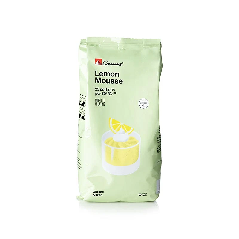 Carma - Mousse Pulver - Zitrone, 500 g