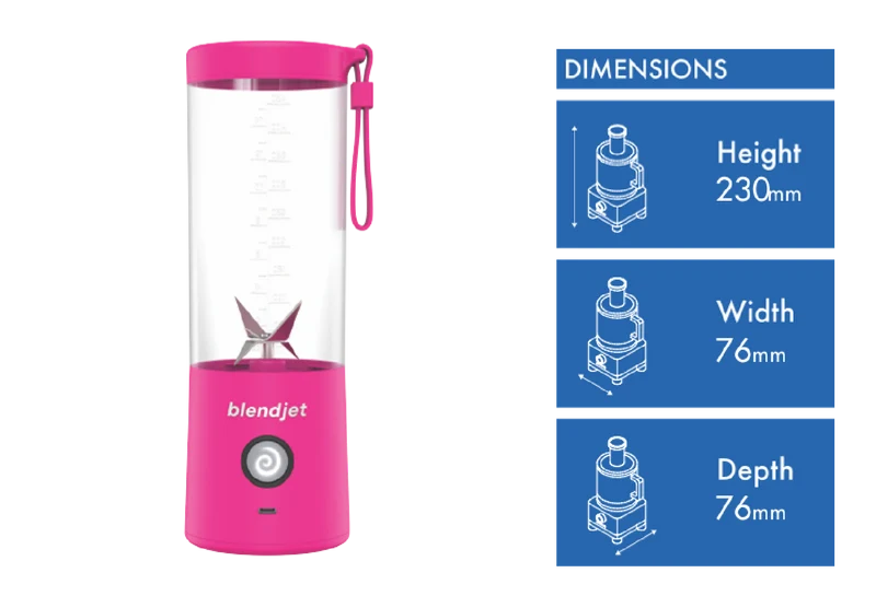 BlendJet 2 Portable Blender - Hot Pink
