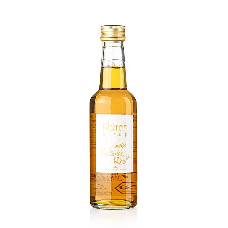 Deutsche Blütensekt Manufaktur - Blütensirup weiße Kastanienblüte, 1:10, BIO, 250 ml