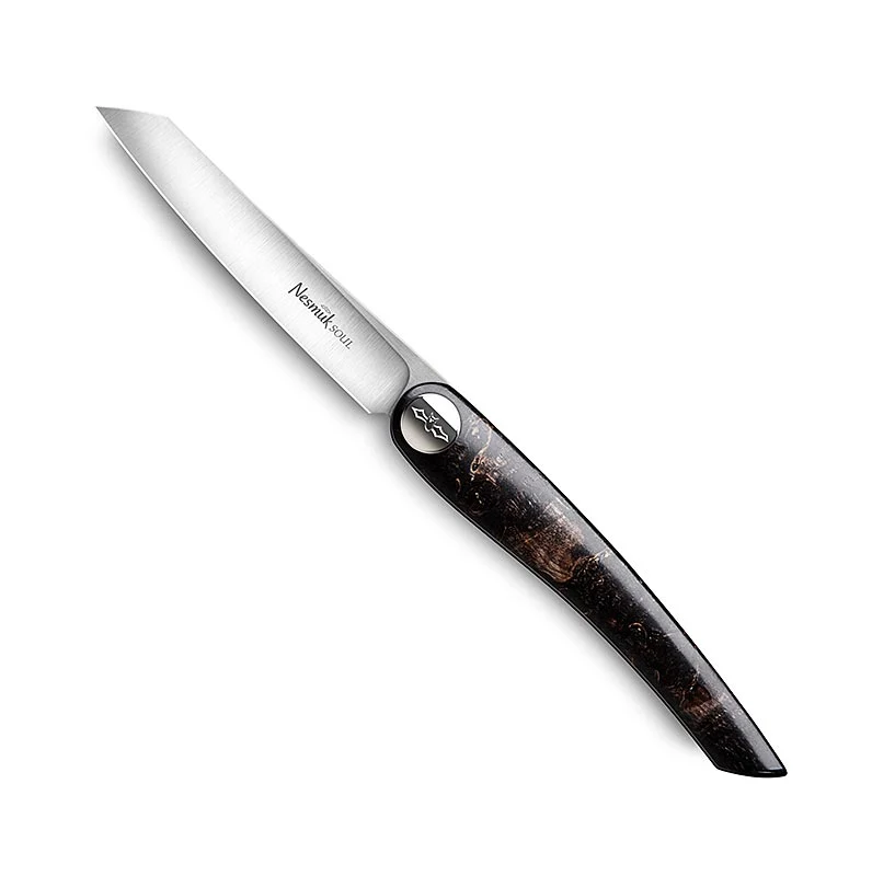 Nesmuk Soul Klappmesser (Folder), 202mm (115mm geschl.), Griff Maserbirken, 1 St
