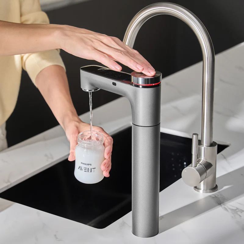 Philips Reverse Osmosis Purification Tap, Instant Chilled and Boiling Water, Volume and Temperature Control, Dark Grey