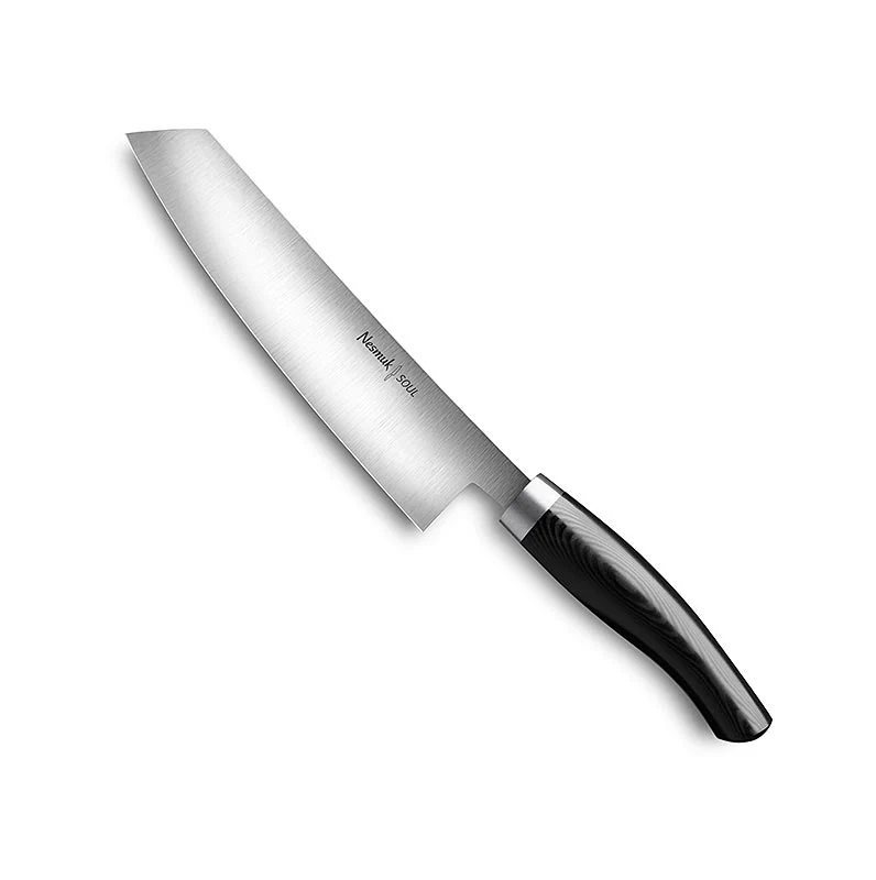 Nesmuk Soul 3.0 Kochmesser, 180mm, Edelstahlzwinge, Griff Micarta schwarz, 1 St