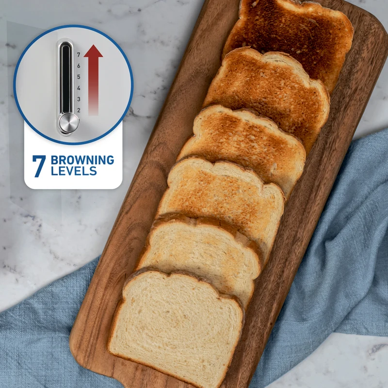 Sunbeam French Riviera 4 Slice Toaster White