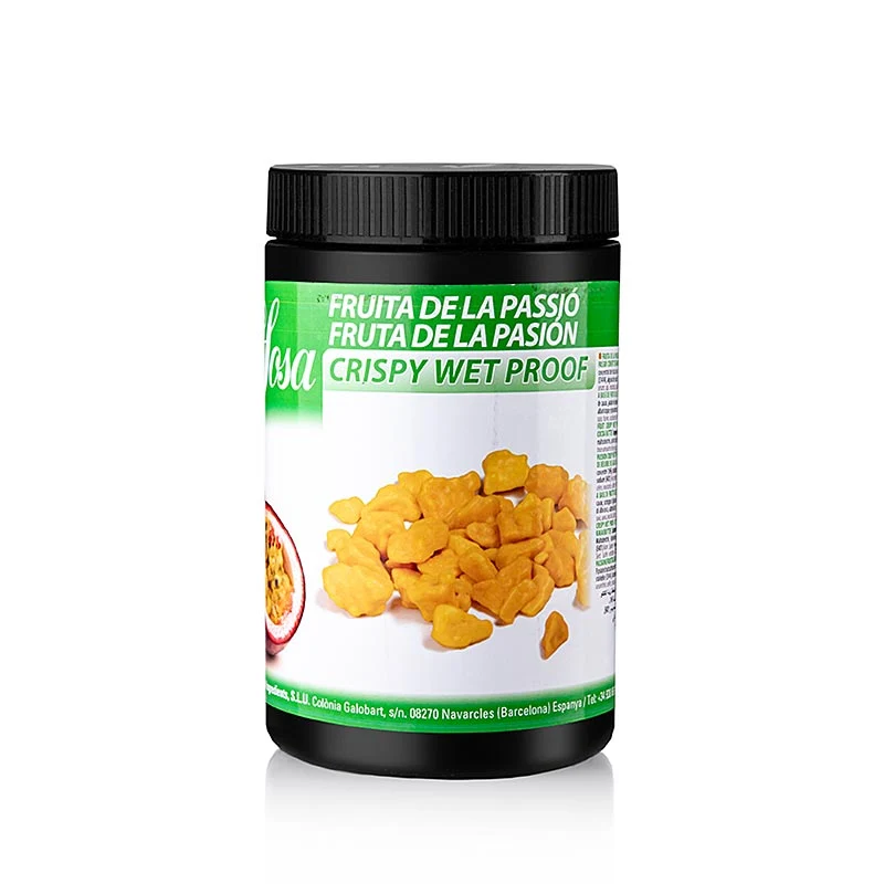 Sosa Crispy - Passionsfrucht, Wetproof, mit Kakaobutter ummantelt (38878), 400 g