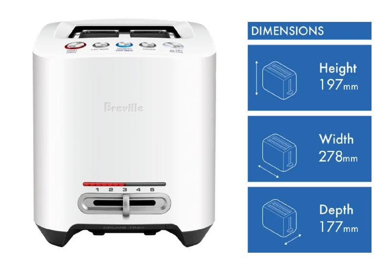 Breville The Smart Toast 2 Slice Sea Salt