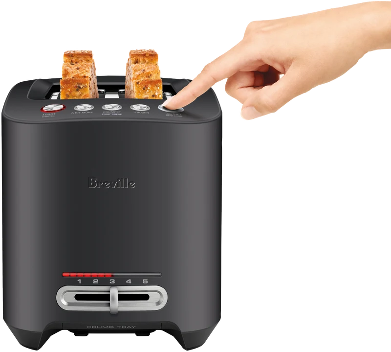 Breville The Smart Toaster 2 Slice Black Truffle
