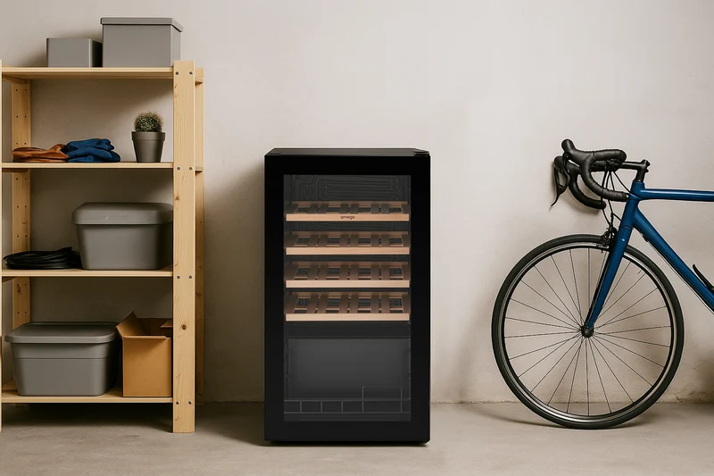 Omega 34 Bottle Freestanding Wine Cabinet