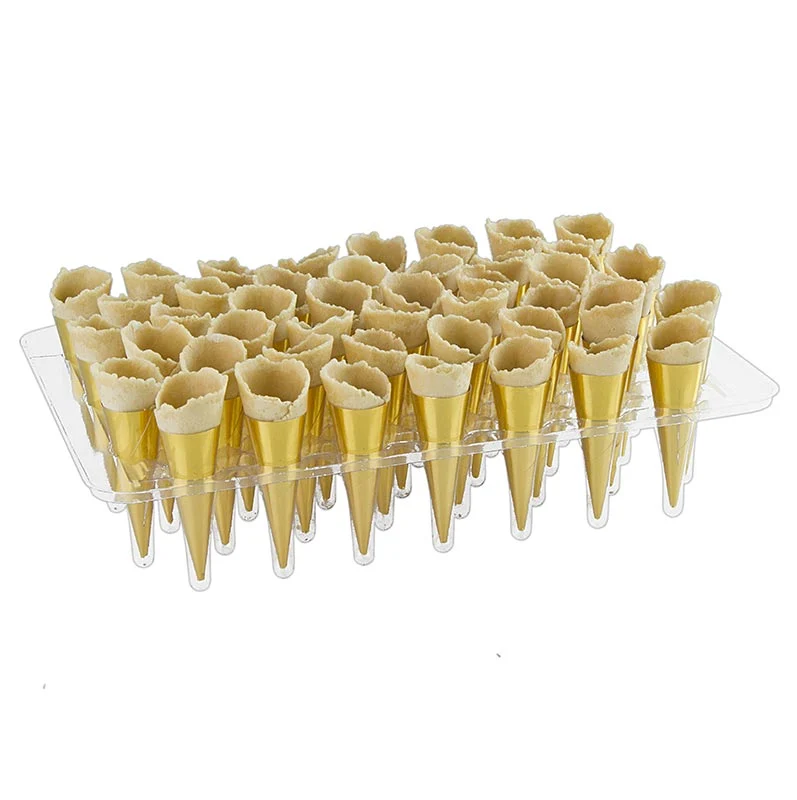 Mini-Hörnchen Gold, neutral, ø 2,5x7,5cm, 1,3 kg, 180 St