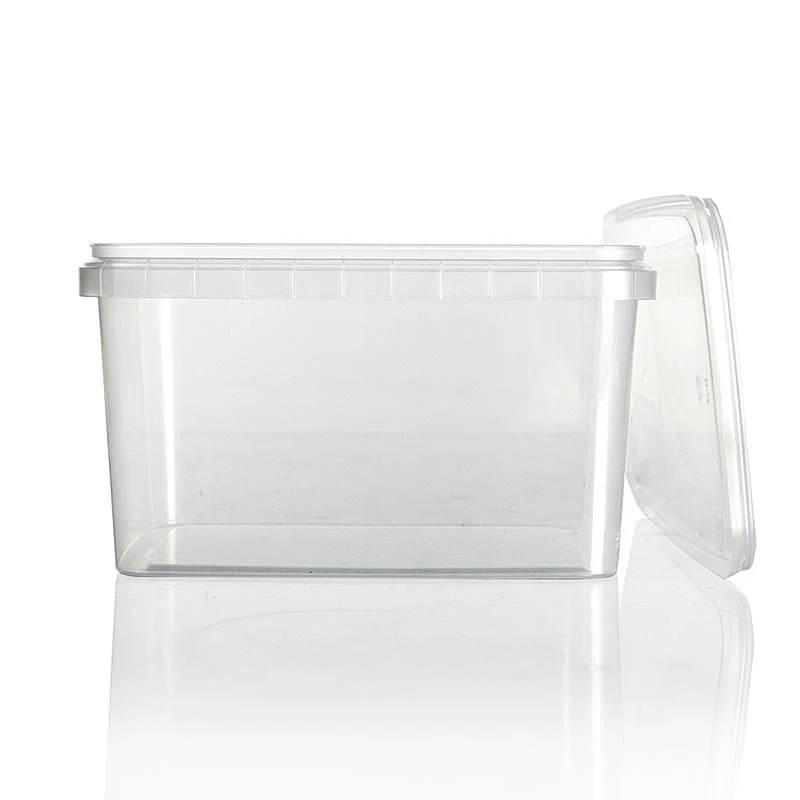 Kunststoffdose "RectAcup", rechteckig, mit Deckel, 191x128x106mm, 1800ml, 1 St