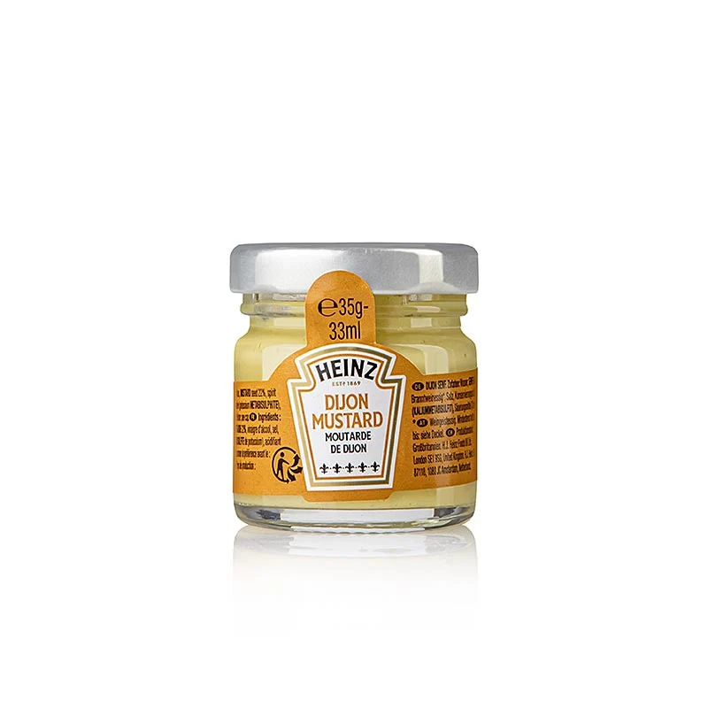 Heinz - Dijon Senf, fein, Portionsgläser, 33 ml