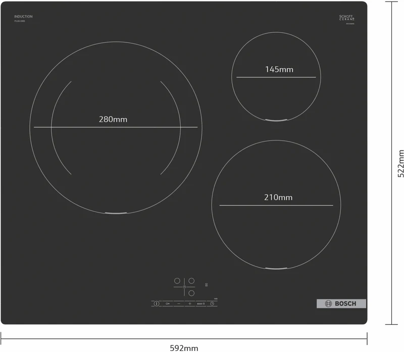 Bosch Series 4 60cm Induction Cooktop