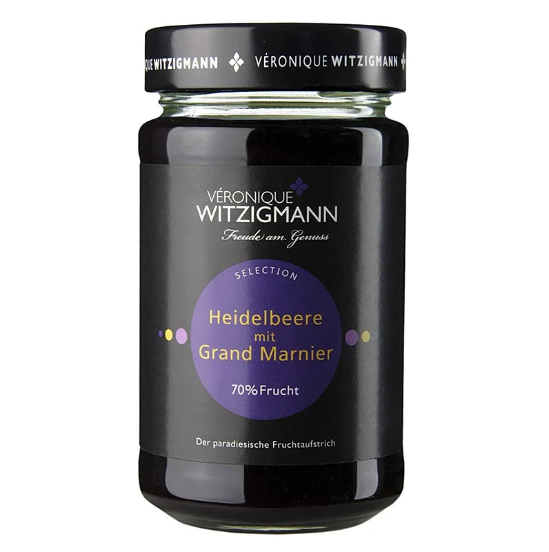 Veronique Witzigmann - Heidelbeere mit Grand Marnier - Fruchtaufstrich, 225 g