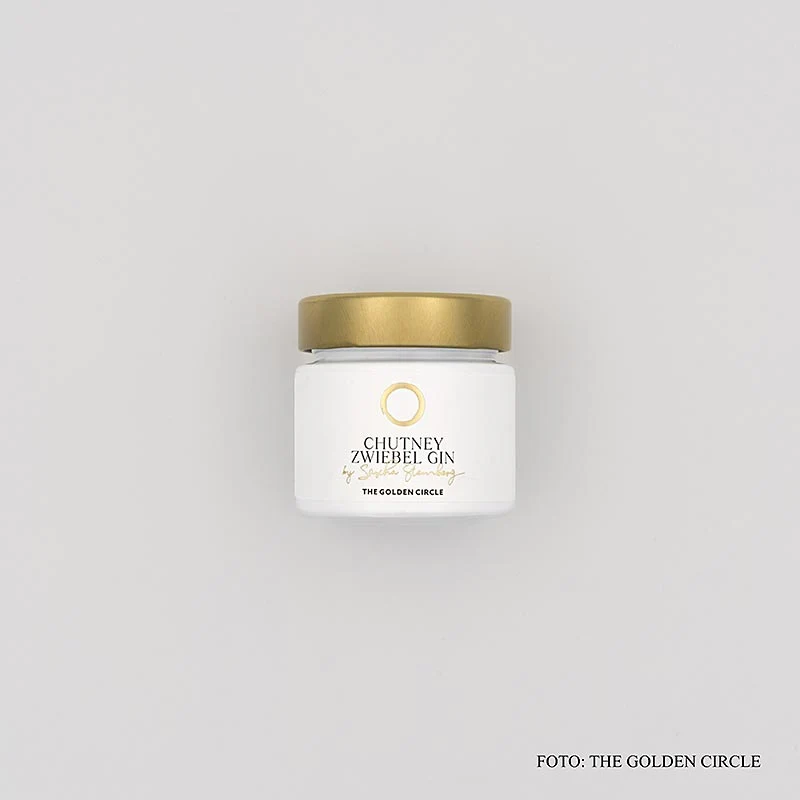 THE GOLDEN CIRCLE - Zwiebel-Gin-Chutney, by Sascha Stemberg, 75 g