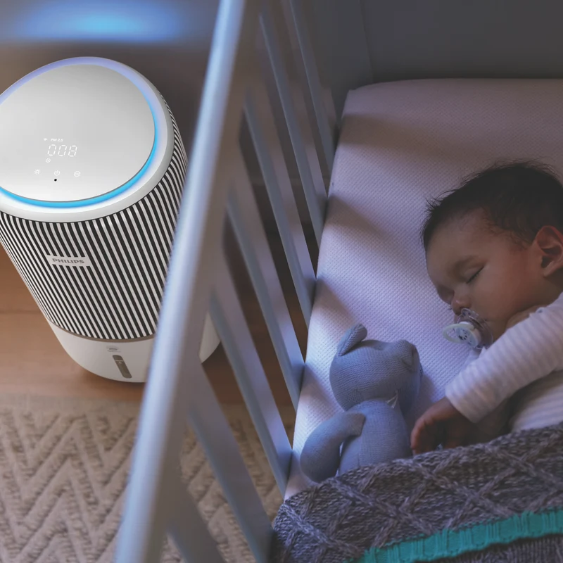Philips PureProtect 3400 Series Smart Air Purifier/Humidifier Silver White