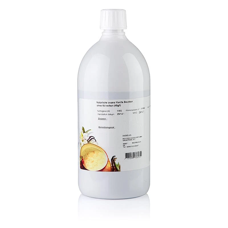 Vanille-Aroma, flüssig, mit Bourbon-Vanille Konzentrat, Eurovanille, 1 kg