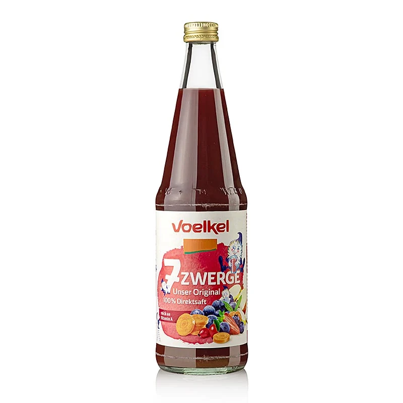 Voelkel "7 Zwerge" Mehrfruchtsaft, BIO Vegan, 700 ml