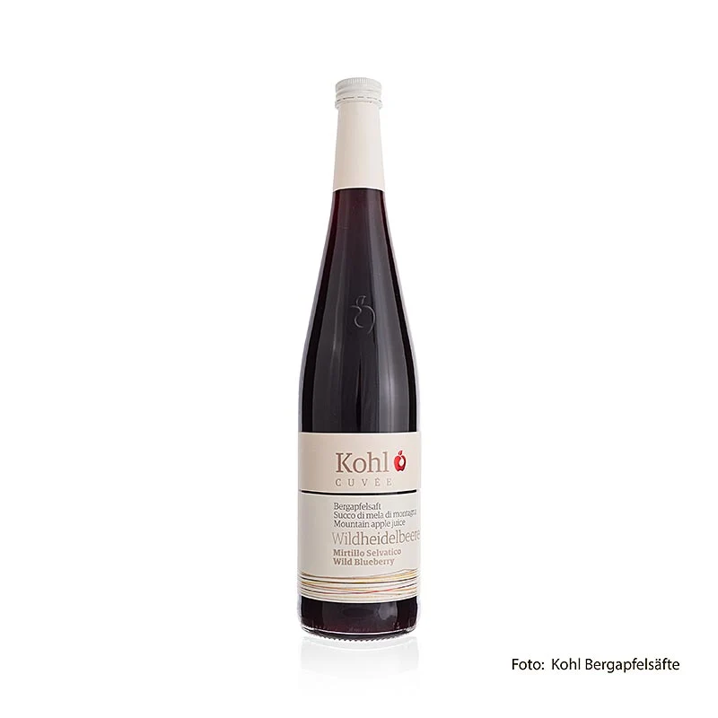 Cuvée Bergapfelsaft + Heidelbeere, 750 ml
