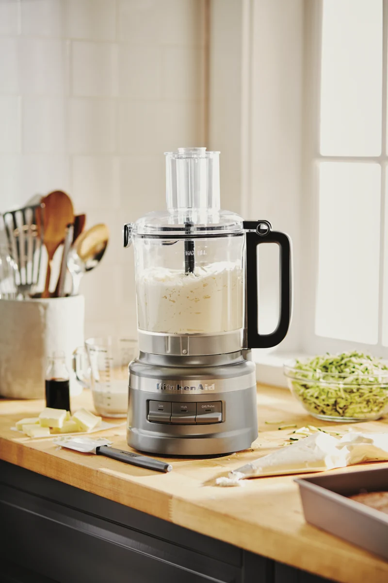 KitchenAid 9 Cup Food Processor Contour Silver