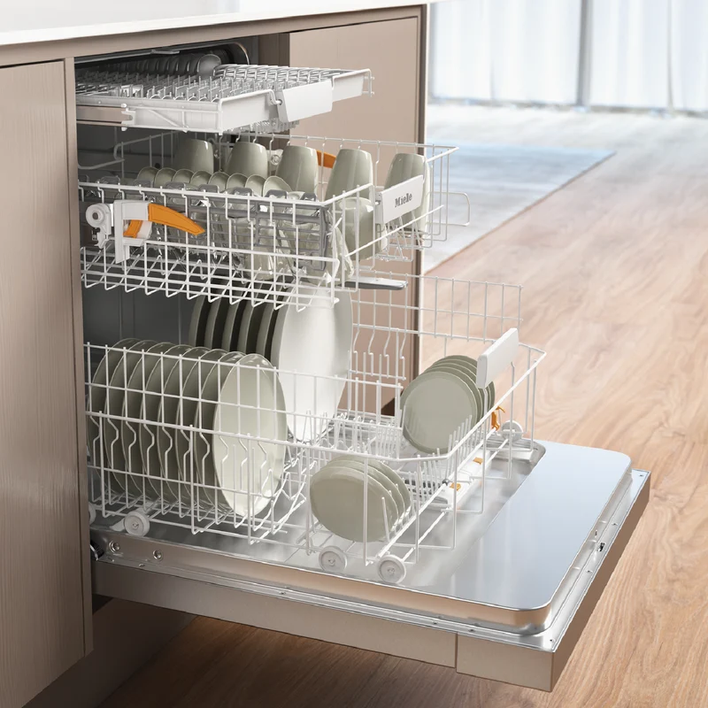 Miele 60cm Built-Under Dishwasher with QuickPowerWash CleanSteel
