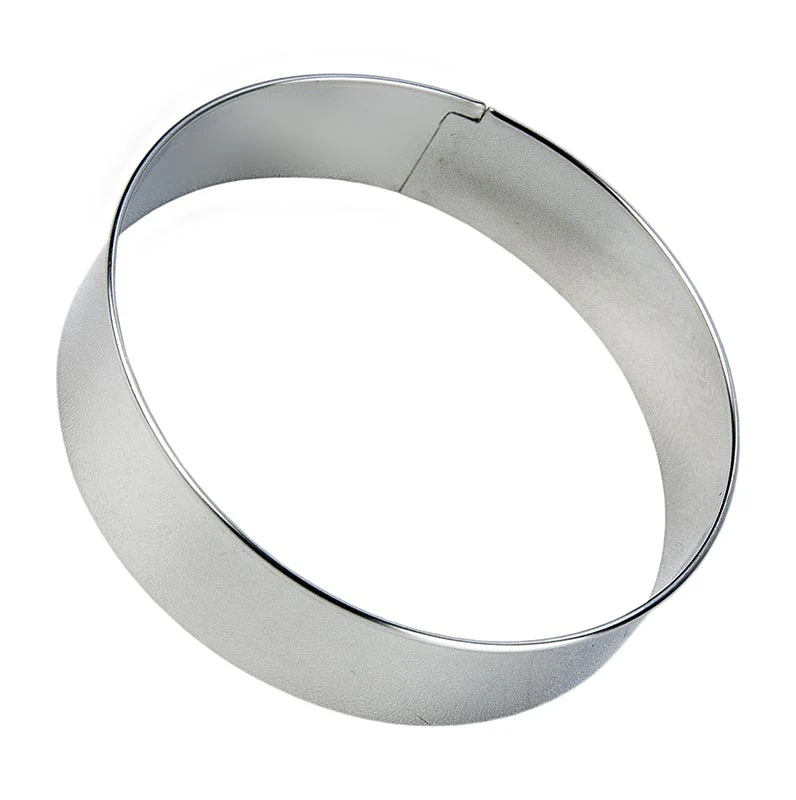 Städter - Edelstahlring-Ausstecher, glatt, ø 7cm, 2,5cm hoch, 0,3mm stark, 1 St
