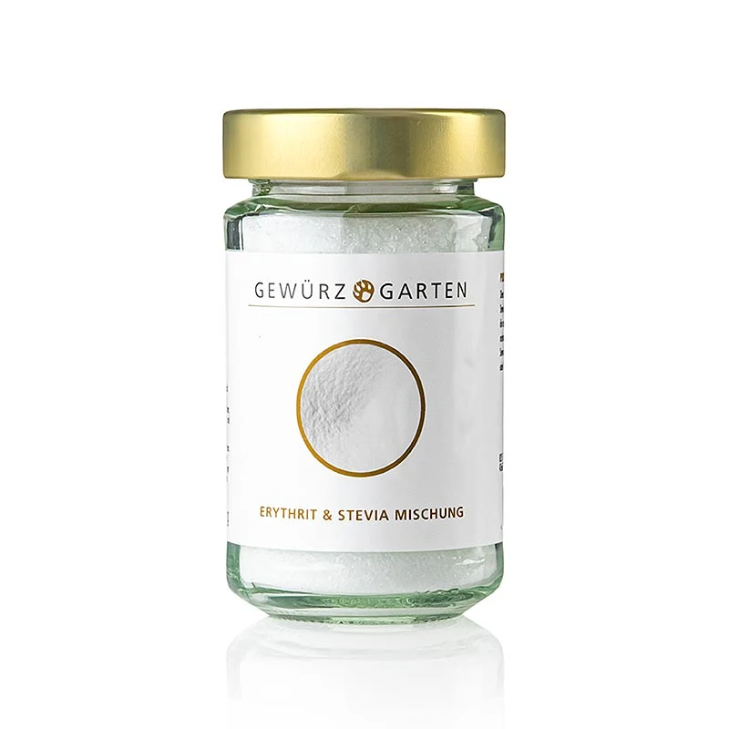 Gewürzgarten Erythrit & Stevia Mischung, 1:1 wie Zucker verwendbar, 190 g