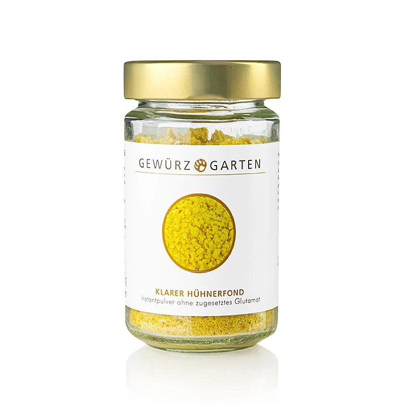 Gewürzgarten Klarer Hühnerfond, Instantpulver, ohne zugesetztes Glutamat, 160 g