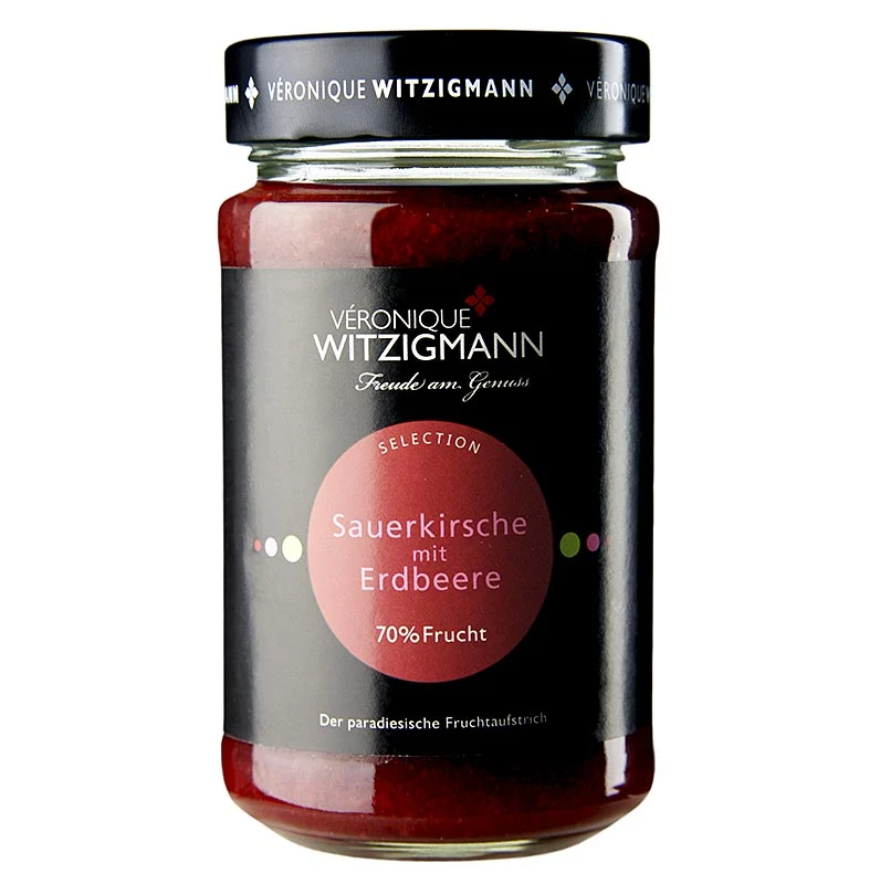 Veronique Witzigmann - Sauerkirsche mit Erdbeere - Fruchtaufstrich, 225 g