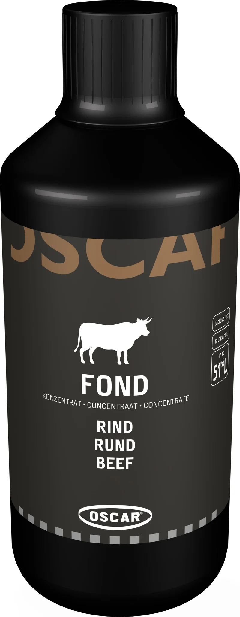 Oscar Konzentrat - Rinderfond, flüssig, glutenfrei, (für ca. 51 Liter), 1 l