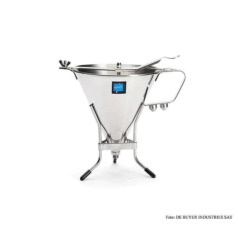 deBUYER Fondanttricher, automatisch, mit 3 Auslaufmaßen, 1,9 Liter, mit Gestell, 1 St