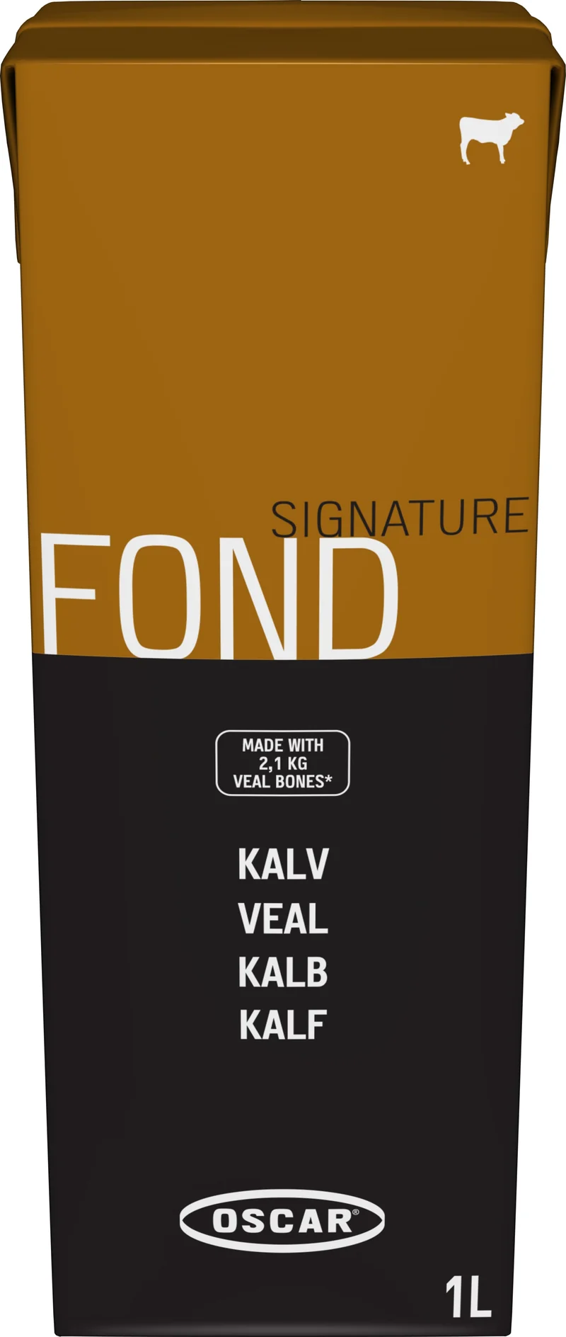 Oscar Signatur Kalbsfond, flüssig, küchenfertig, 1 l