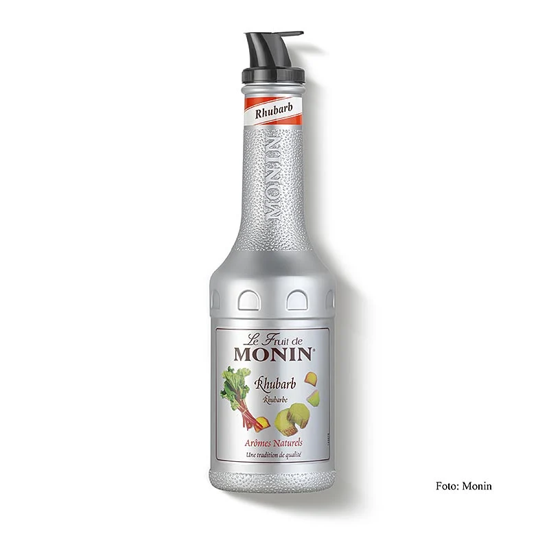 Monin - Fruchtpüreemix - Rhabarber, gezuckert, mit Ausgießer, 1 l