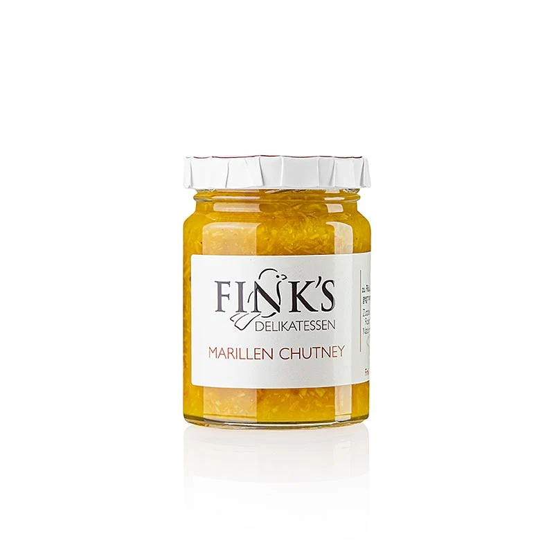 Marillenchutney, mit Curry und Kokos, Fink´s Delikatessen, 105 g