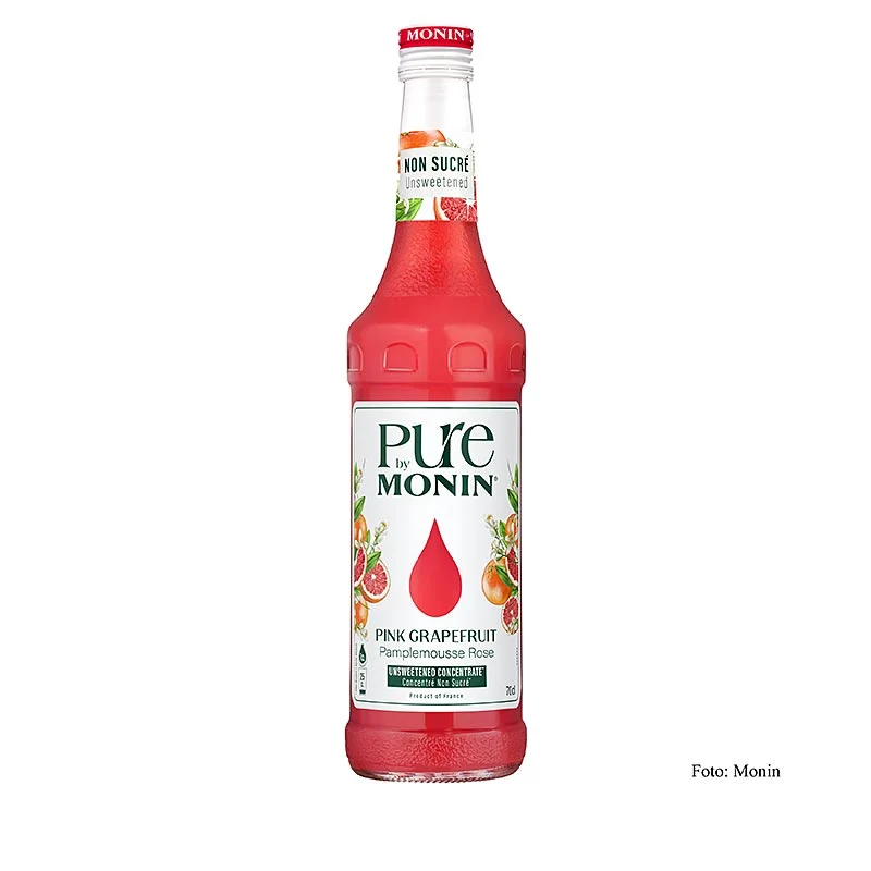 Monin PURE Pink Grapefruit Ungesüßt 1:25 Konzentrat, 700 ml