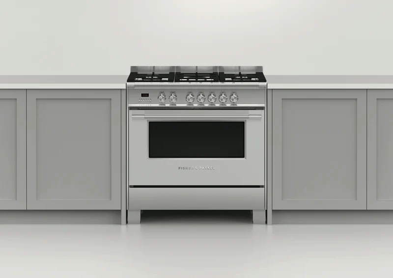 Fisher & Paykel 90cm Series 7 Classic 5 Burner Dual Fuel Cooker
