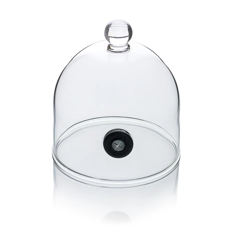 Räucher-Glasglocke Rubi mit Ventil, Ø 9cm, für Super-Aladin-Profi, 1 St