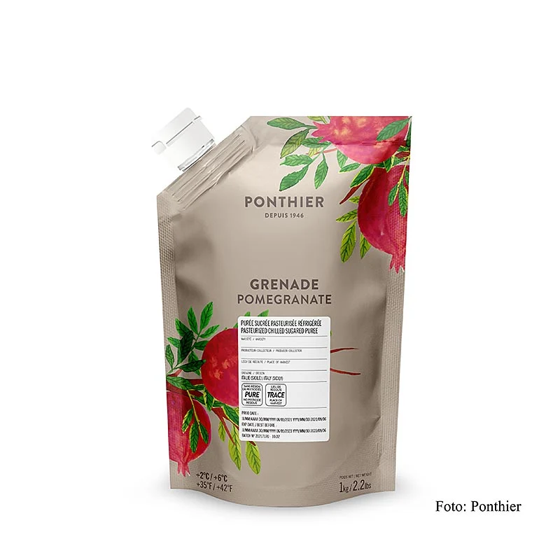 Ponthier Granatapfelpüree, mit Zucker, 1 kg