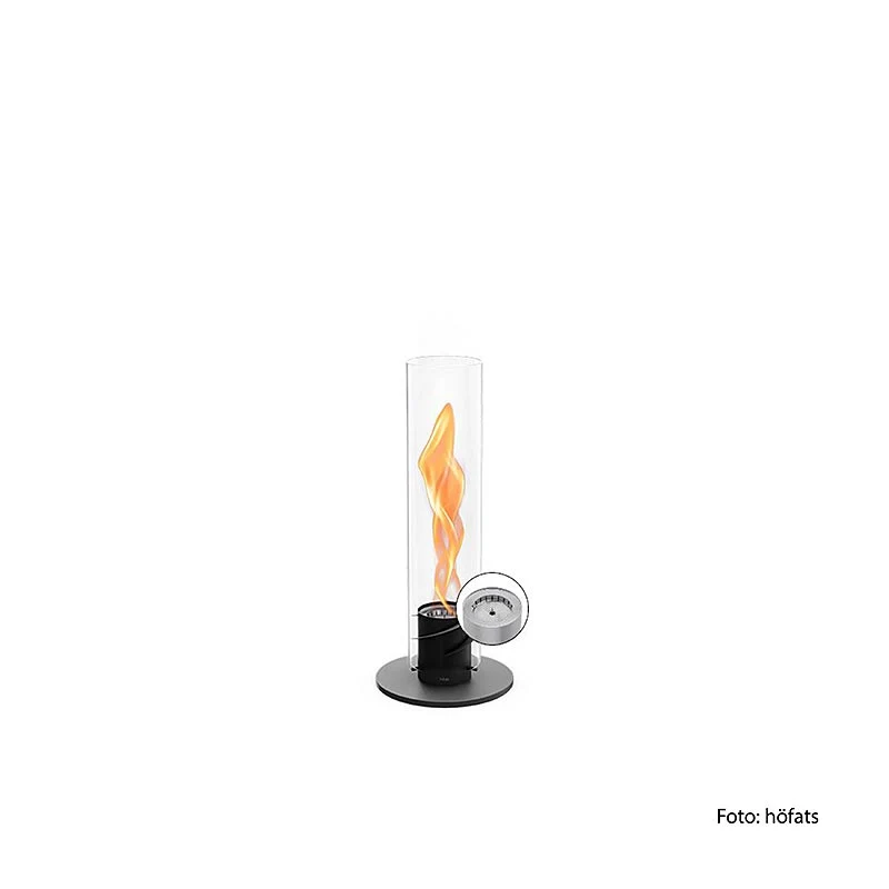 Höfats Tischfeuer SPIN 900, Schwarz (Windlicht, Gartenfackel) 1 St