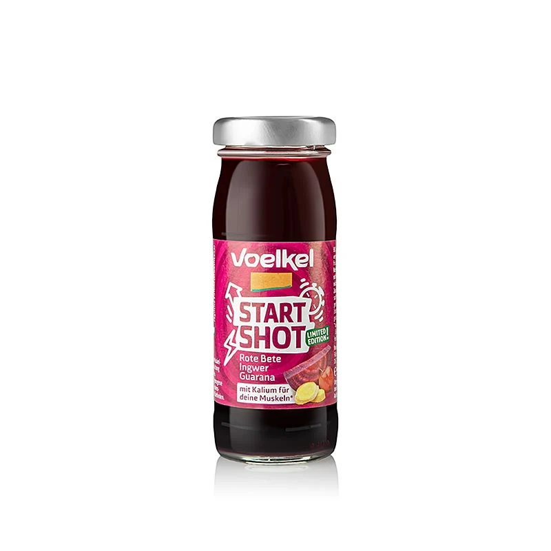 Voelkel - Rote Bete & Ingwer & Guarana Shot, BIO Vegan, 95 ml